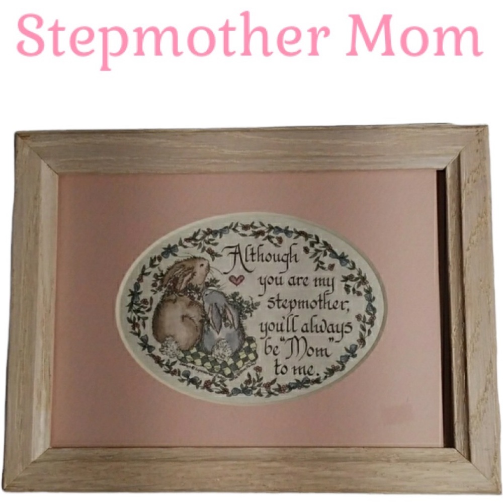 Stepmother Picture Inspirational Gift Framed Art